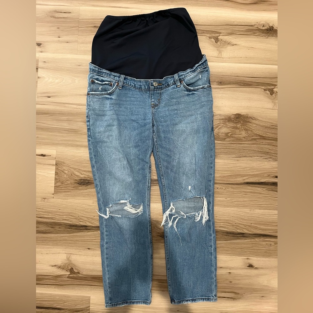 Abercrombie & Fitch Maternity The Ankle Straight Jeans